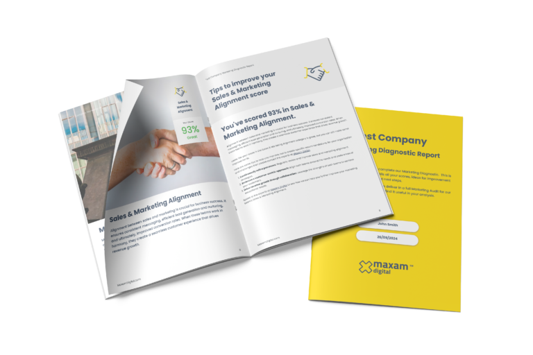 maxam digital marketing health check diagnostic
